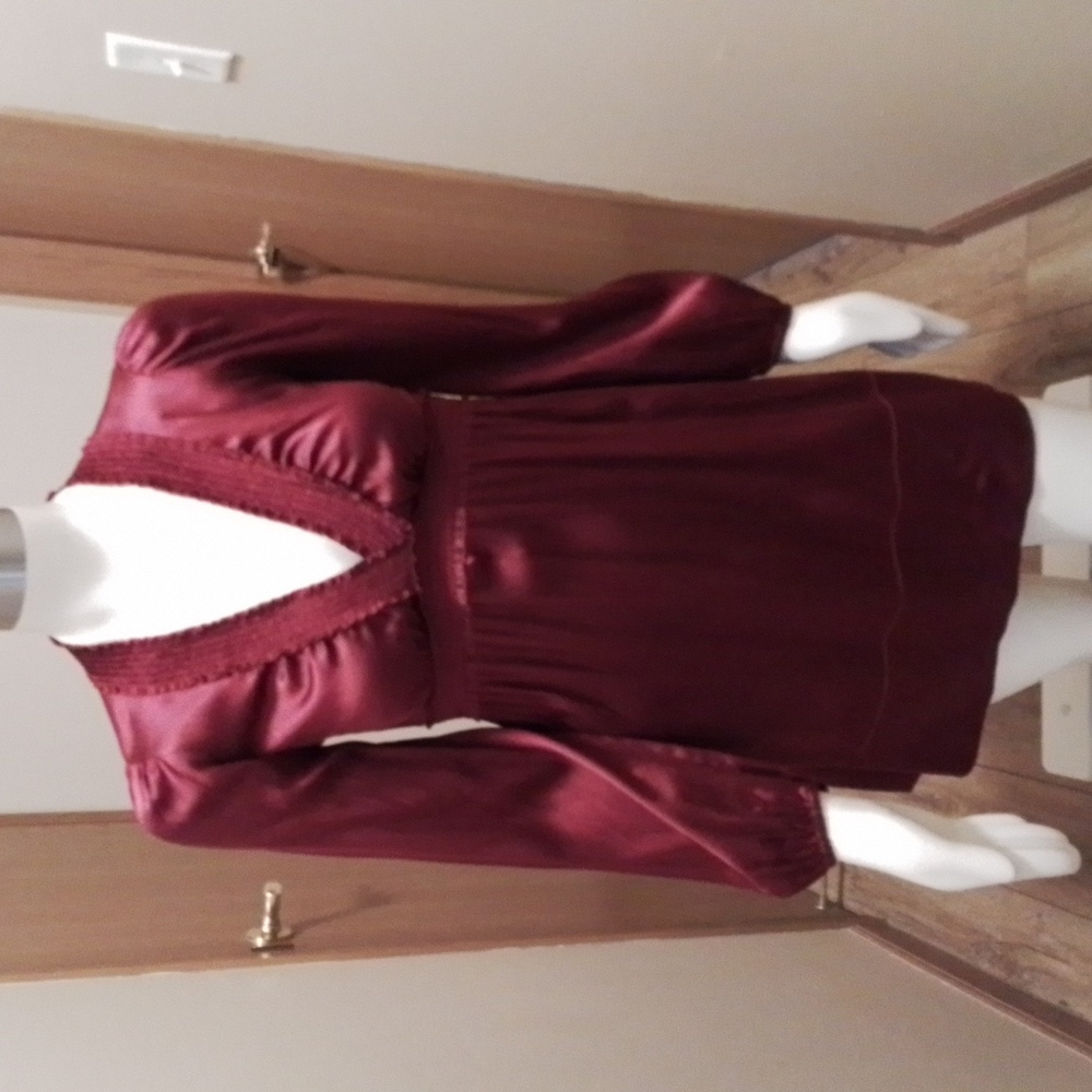 Silk! BCBGMAXAZRIA red dress, size xxsmall.